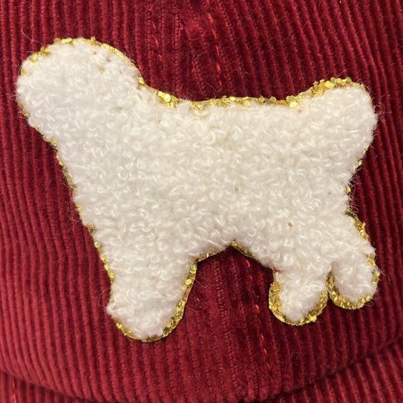 Simply Southern | Burgundy Corduroy Baseball Cap - Picture 3 of 11